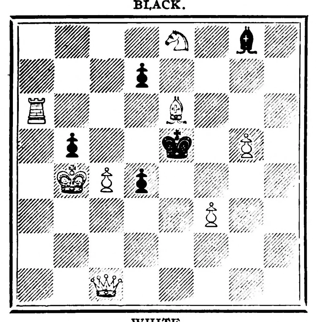 An illustration from The British Chess Magazine Volume 27 1907, 1907, leaf 287