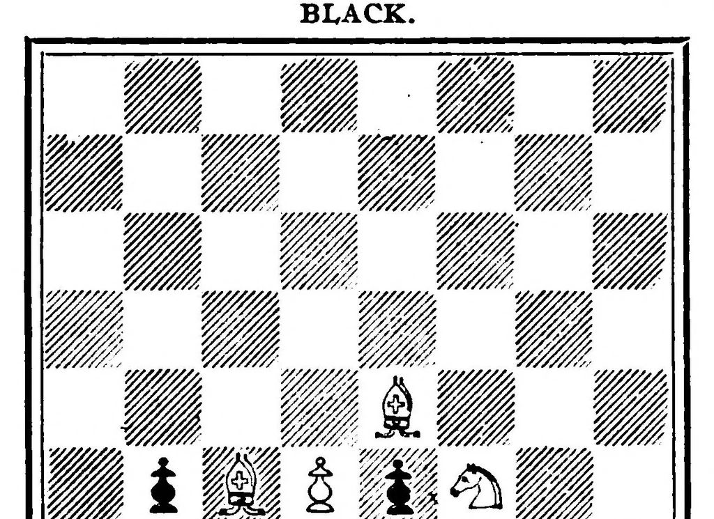 An illustration from The British Chess Magazine Volume 27 1907, 1907, leaf 343