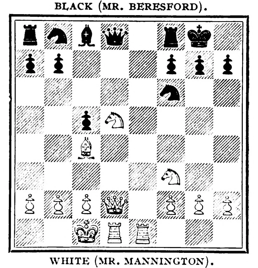 An illustration from The British Chess Magazine Volume 27 1907, 1907, leaf 431
