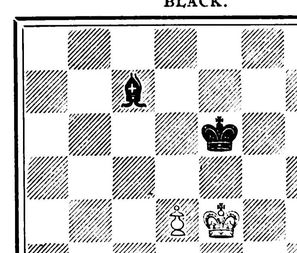 An illustration from The British Chess Magazine Volume 28 1908, 1908, leaf 120