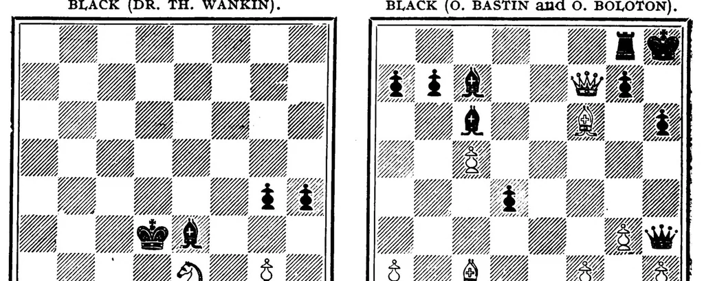 An illustration from The British Chess Magazine Volume 28 1908, 1908, leaf 324