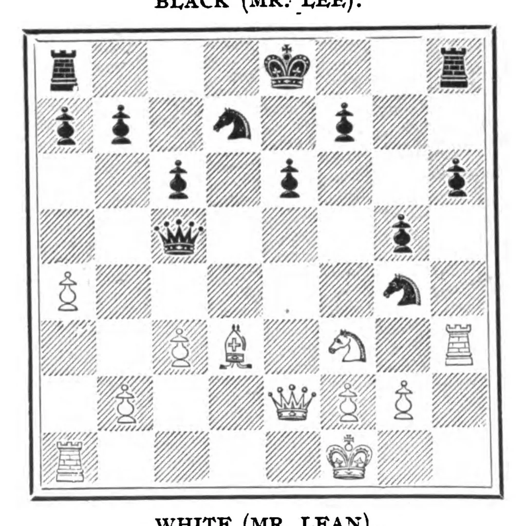 An illustration from The British Chess Magazine Volume 28 1908, 1908, leaf 409