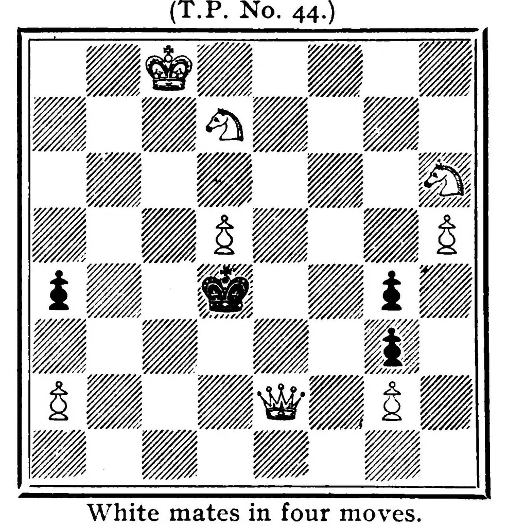 An illustration from The British Chess Magazine Volume 28 1908, 1908, leaf 545