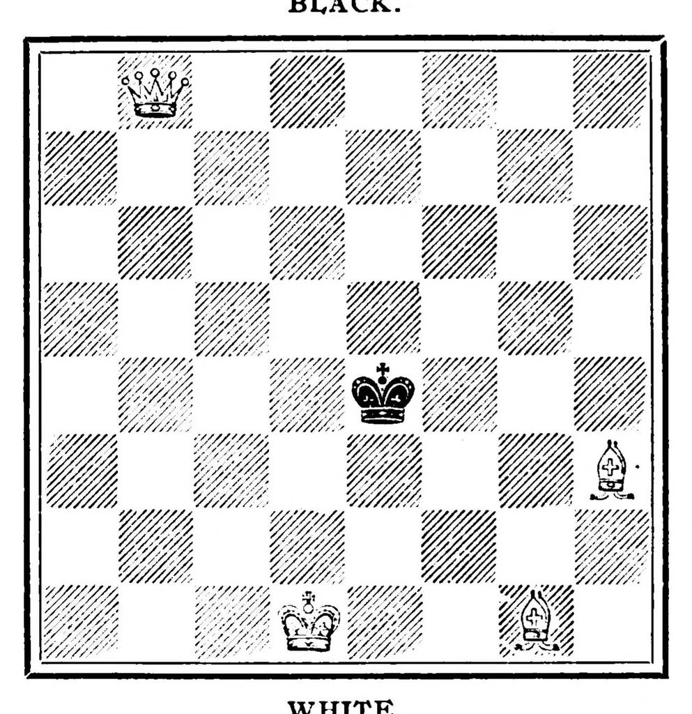 An illustration from The British Chess Magazine Volume 28 1908, 1908, leaf 58