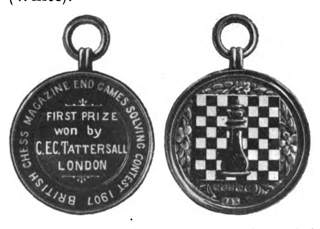 An illustration from The British Chess Magazine Volume 28 1908, 1908, leaf 76