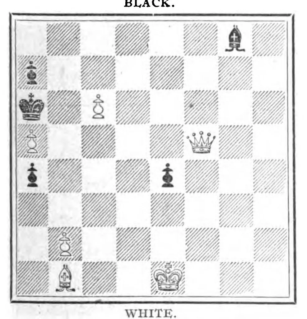 An illustration from The British Chess Magazine Volume 29 1909, 1909, leaf 207