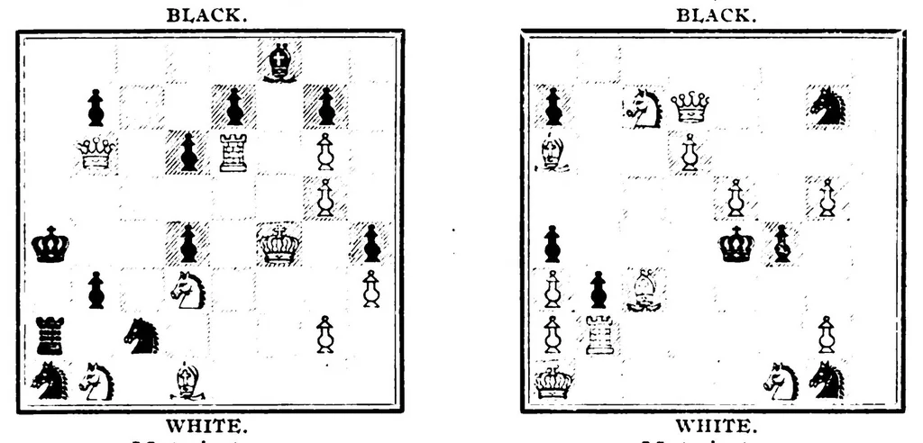 An illustration from The British Chess Magazine Volume 29 1909, 1909, leaf 501