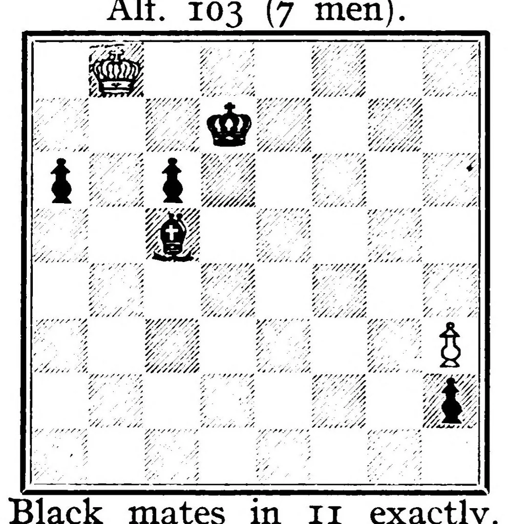 An illustration from The British Chess Magazine Volume 30 1910, 1910, leaf 257