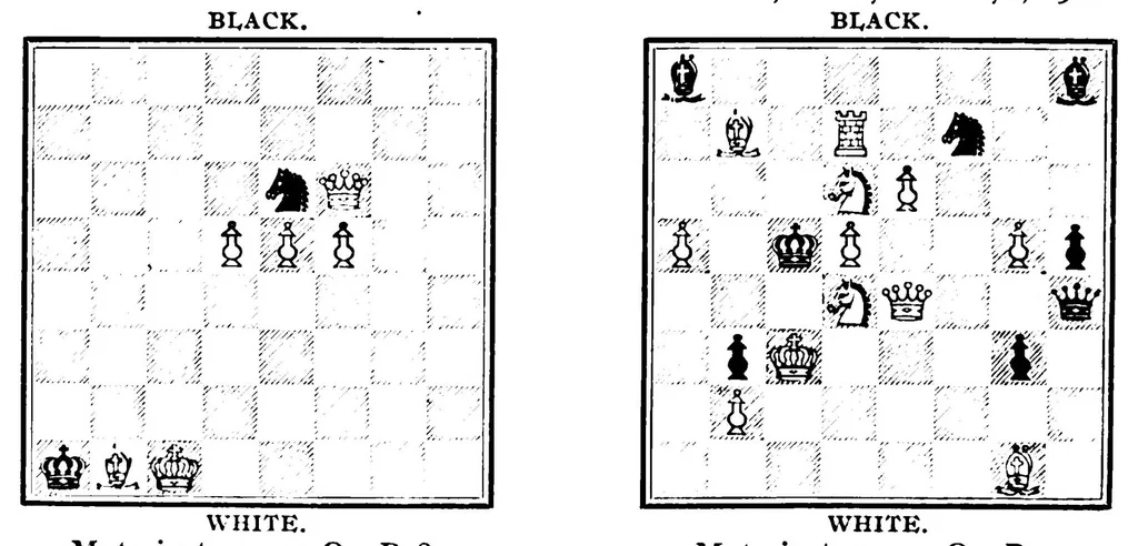 An illustration from The British Chess Magazine Volume 30 1910, 1910, leaf 396