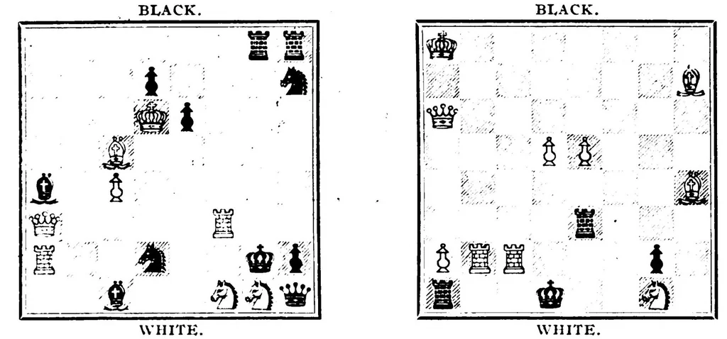 An illustration from The British Chess Magazine Volume 30 1910, 1910, leaf 539