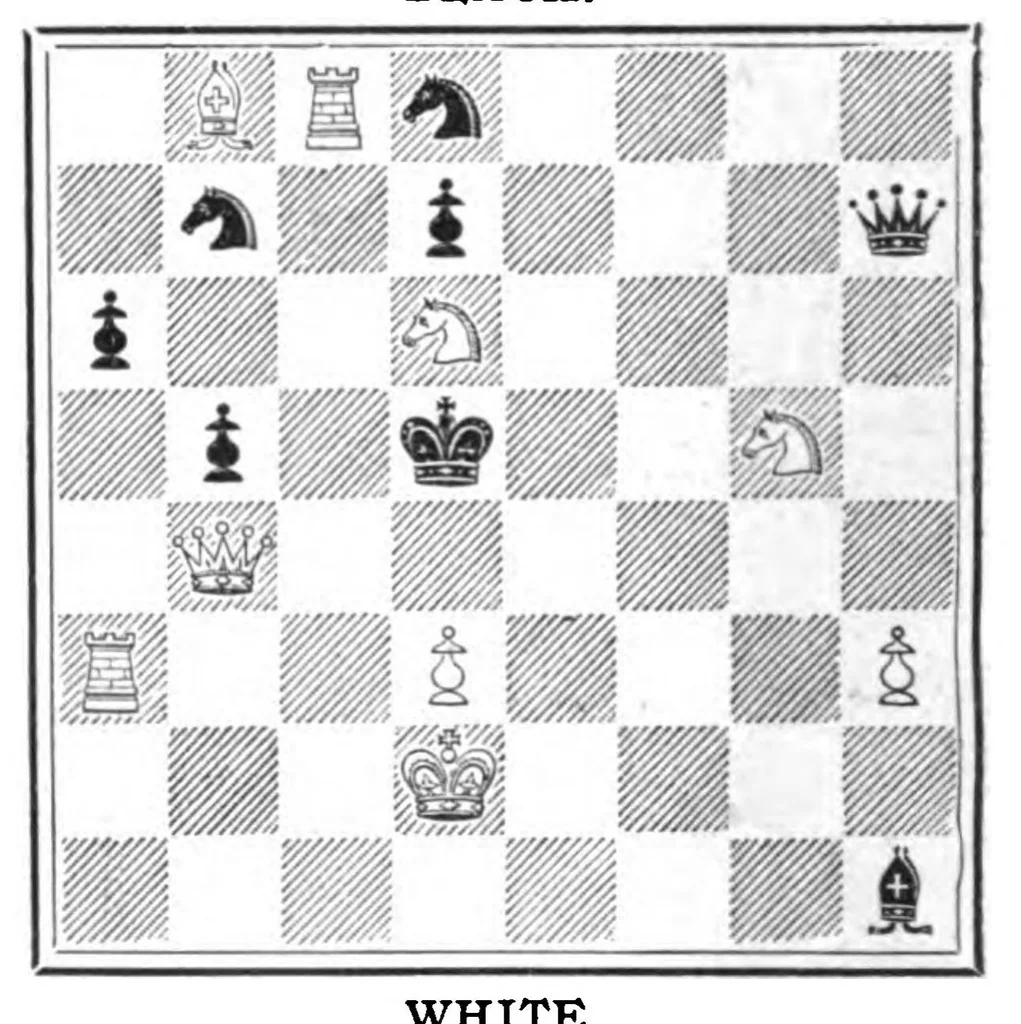 An illustration from The British Chess Magazine Volume 31 1911, 1911, leaf 319