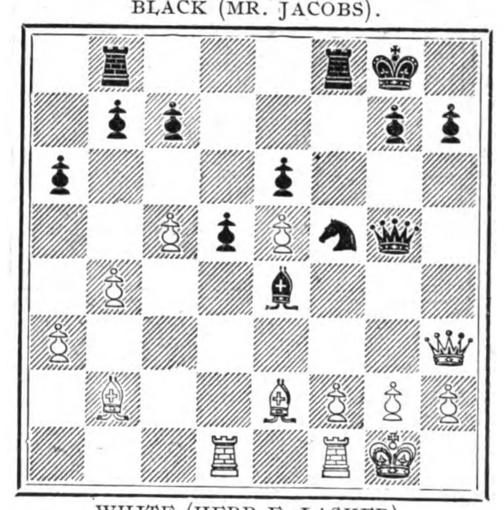 An illustration from The British Chess Magazine Volume 33 1913, 1913, leaf 139