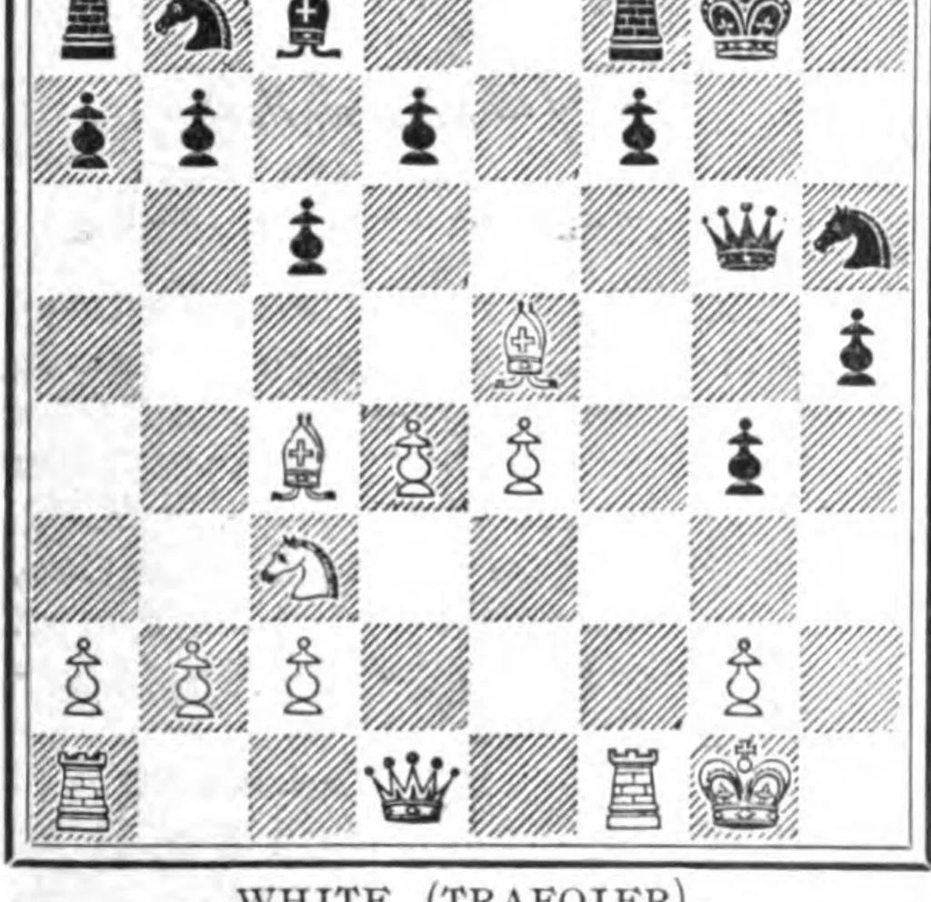 An illustration from The British Chess Magazine Volume 33 1913, 1913, leaf 291
