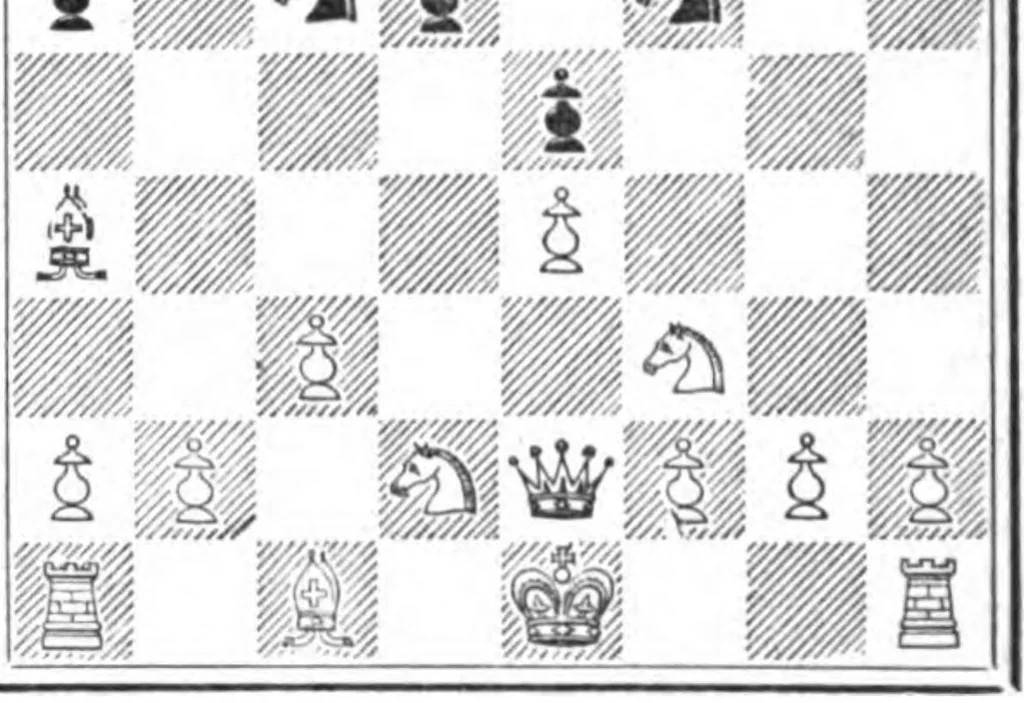 An illustration from The British Chess Magazine Volume 33 1913, 1913, leaf 86