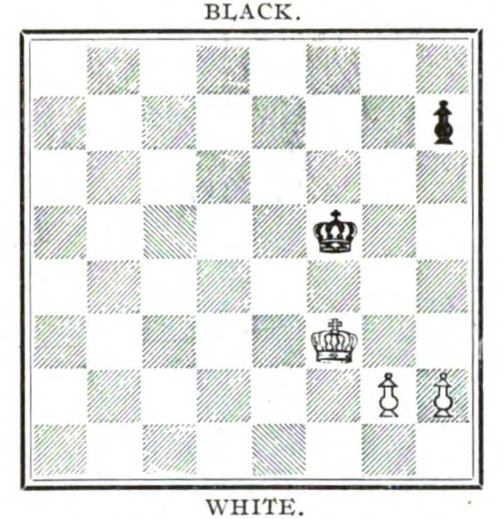 An illustration from The British Chess Magazine Volume 36 1916, 1916, leaf 317