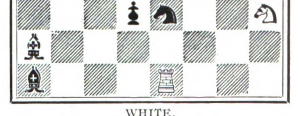 An illustration from The British Chess Magazine Volume 36 1916, 1916, leaf 405