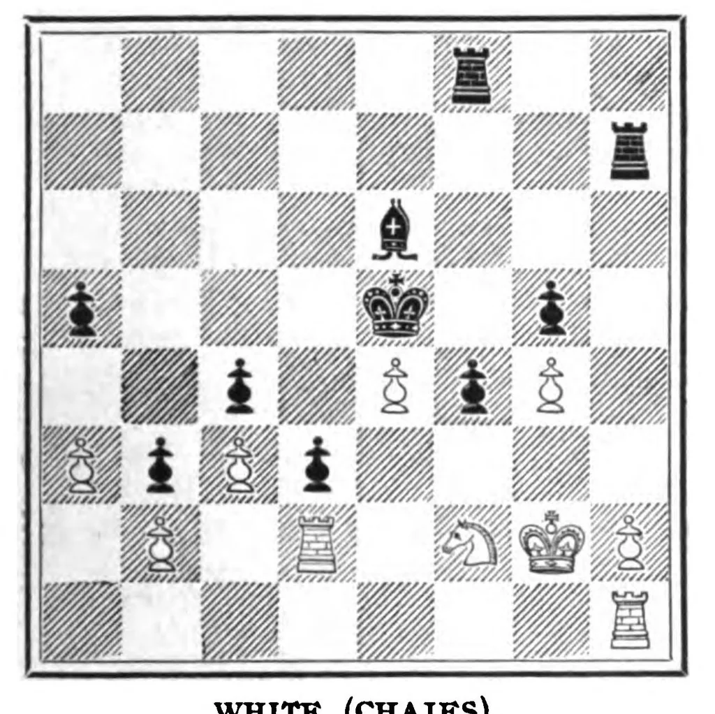An illustration from The British Chess Magazine Volume 37 1917, 1917, leaf 169