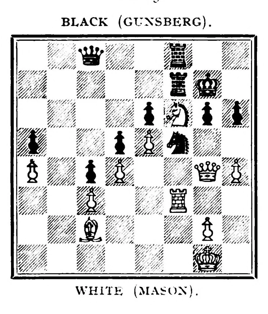 An illustration from The British Chess Magazine Volume 37 1917, 1917, leaf 281