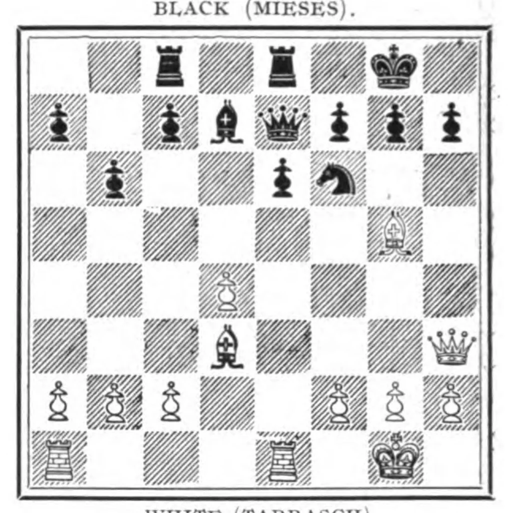 An illustration from The British Chess Magazine Volume 37 1917, 1917, leaf 62