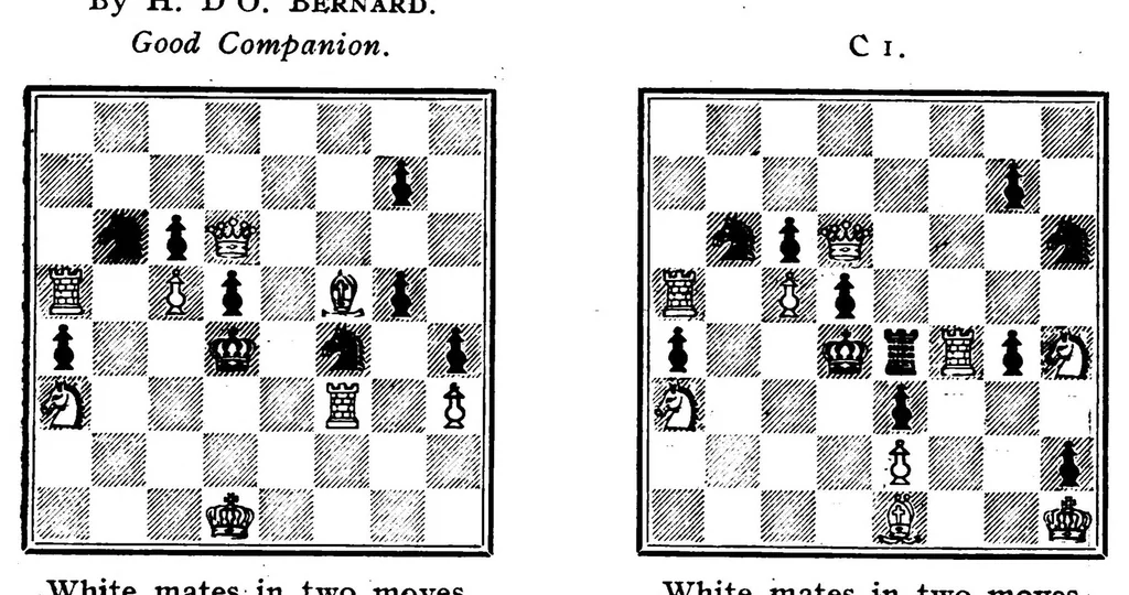 An illustration from The British Chess Magazine Volume 38 1918, 1918, leaf 121