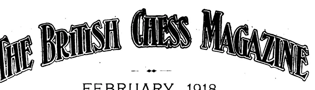 An illustration from The British Chess Magazine Volume 38 1918, 1918, leaf 49