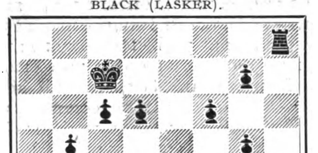 An illustration from The British Chess Magazine Volume 39 1919, 1919, leaf 126