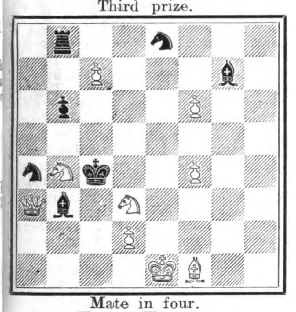 An illustration from The British Chess Magazine Volume 40 1920, 1920, leaf 139