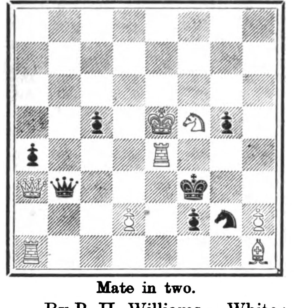 An illustration from The British Chess Magazine Volume 40 1920, 1920, leaf 326