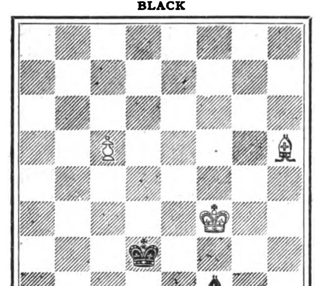 An illustration from The British Chess Magazine Volume 41 1921, 1921, leaf 245