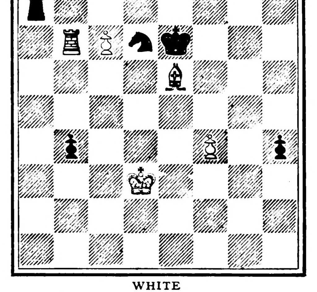 An illustration from The British Chess Magazine Volume 41 1921, 1921, leaf 416
