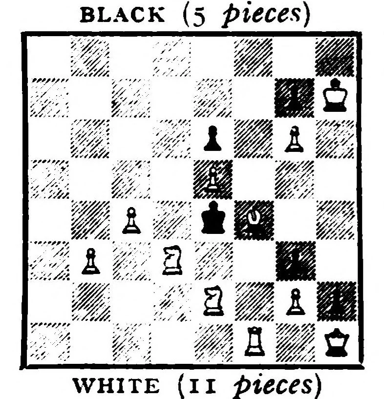 An illustration from The British Chess Magazine Volume 42 1922, 1922, leaf 329