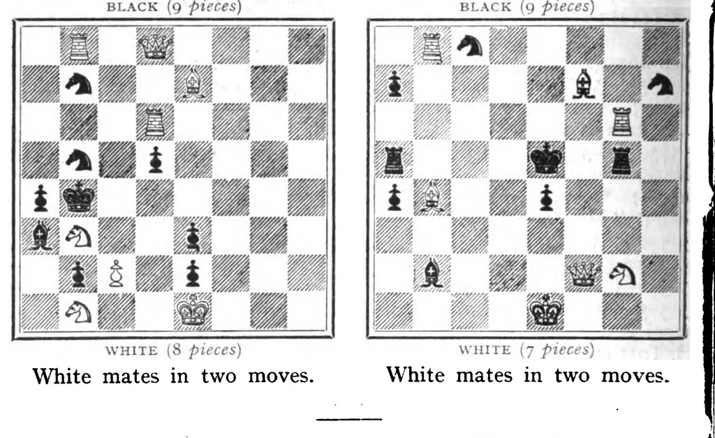 An illustration from The British Chess Magazine Volume 42 1922, 1922, leaf 464