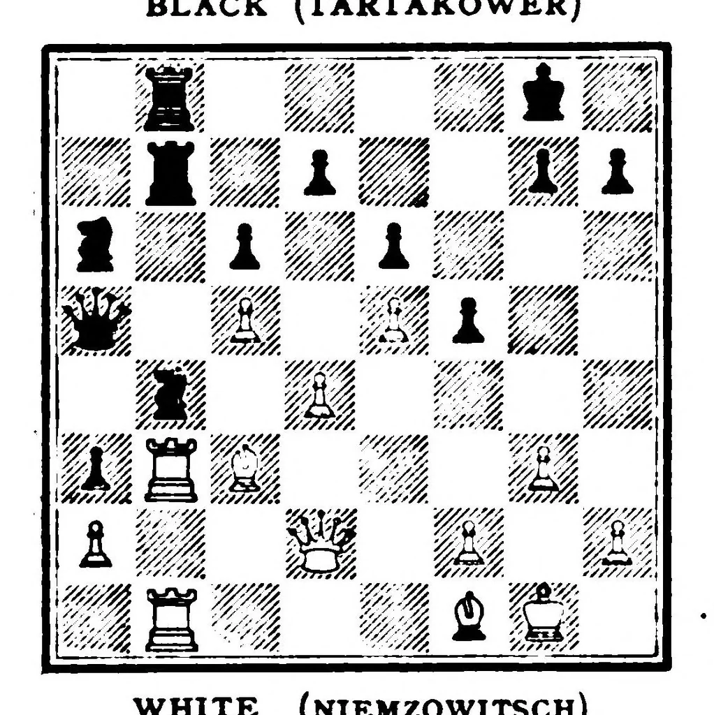 An illustration from The British Chess Magazine Volume 43 1923, 1923, leaf 344