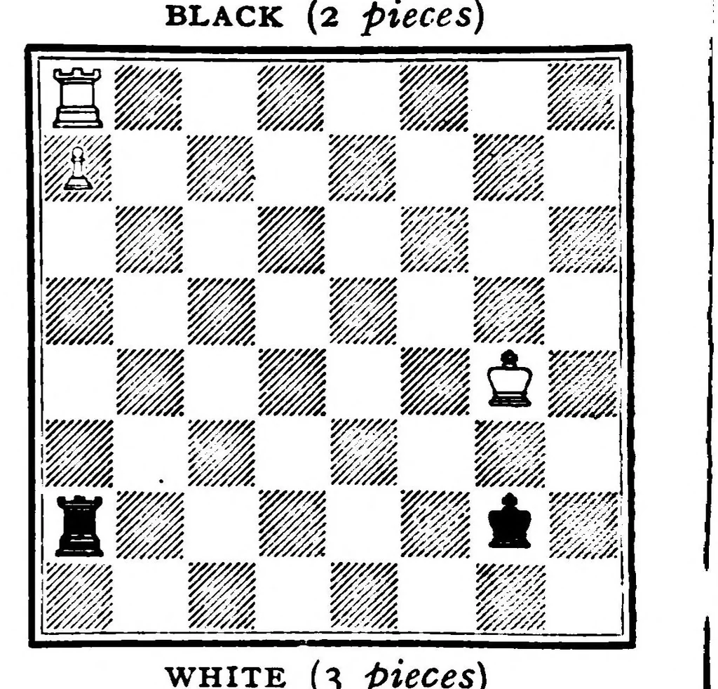 An illustration from The British Chess Magazine Volume 43 1923, 1923, leaf 462