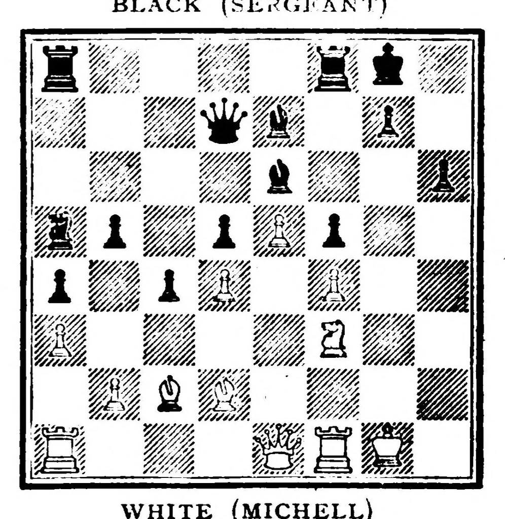 An illustration from The British Chess Magazine Volume 44 1924, 1924, leaf 130