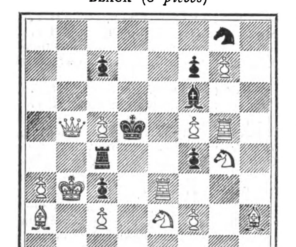 An illustration from The British Chess Magazine Volume 44 1924, 1924, leaf 48