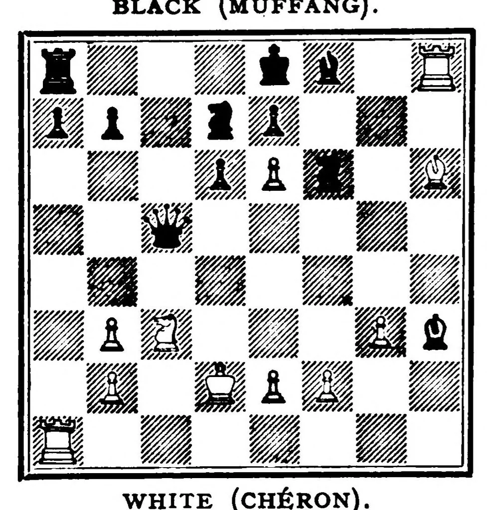An illustration from The British Chess Magazine Volume 45 1925, 1925, leaf 150
