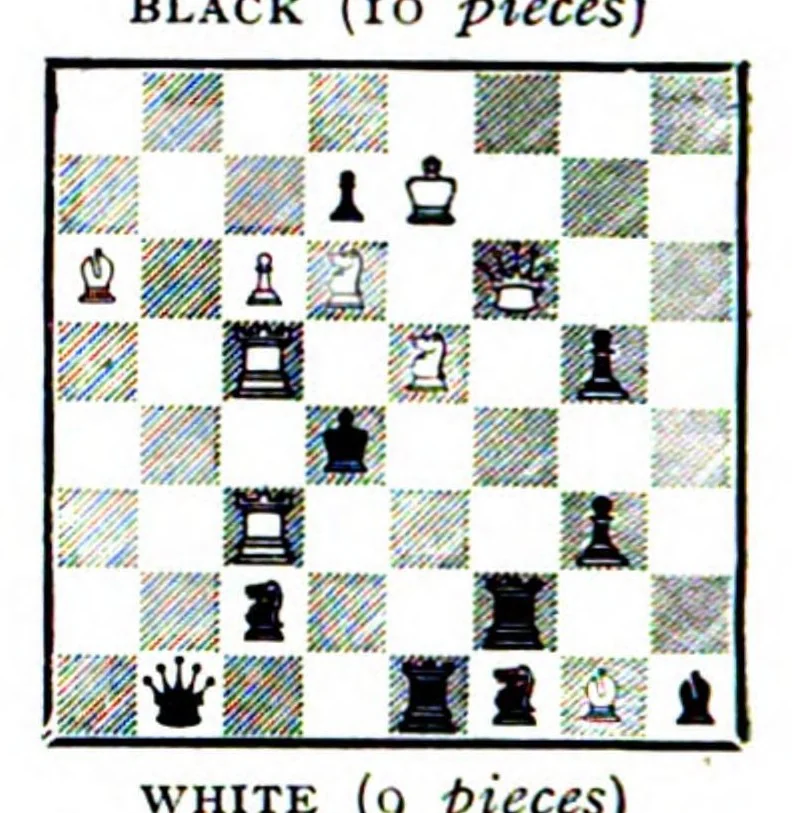 An illustration from The British Chess Magazine Volume 45 1925, 1925, leaf 390