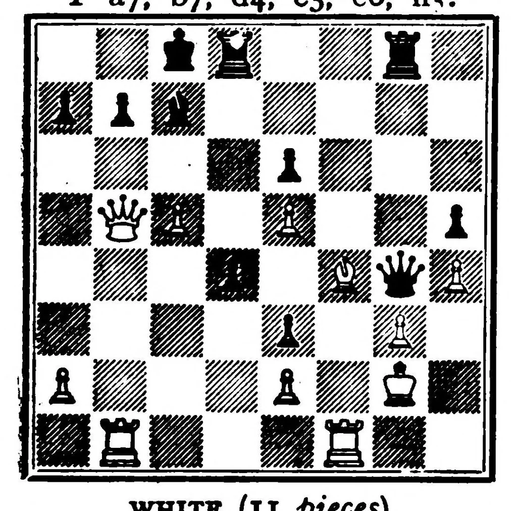 An illustration from The British Chess Magazine Volume 46 1926, 1926, leaf 247