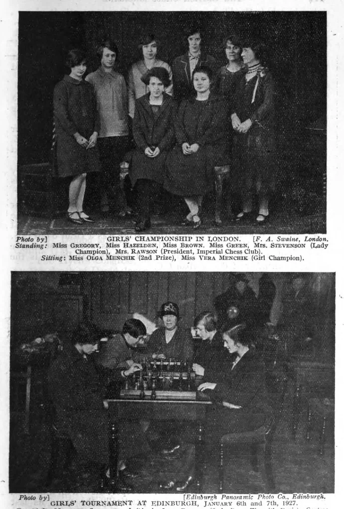 An illustration from The British Chess Magazine Volume 47 1927, 1927, leaf 131