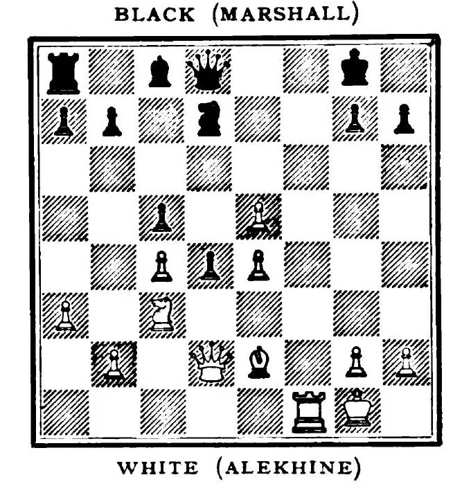 An illustration from The British Chess Magazine Volume 47 1927, 1927, leaf 284