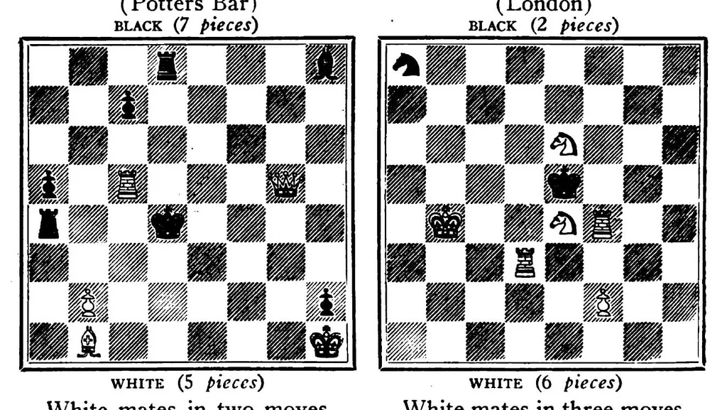 An illustration from The British Chess Magazine Volume 48 1928, 1928, leaf 303
