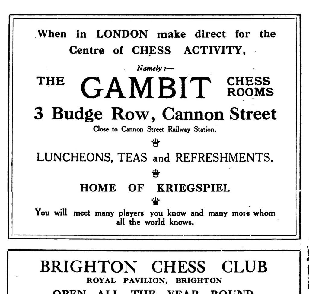 An illustration from The British Chess Magazine Volume 48 1928, 1928, leaf 497