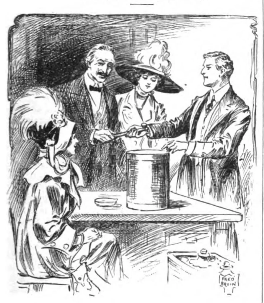An illustration from The Magic Wand, Vol IV, September 1913 To August 1914, 1914, leaf 189