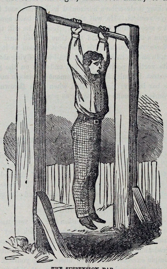 An illustration from The Boys’ book of manly exercises, sports, and games., 1881, leaf 45