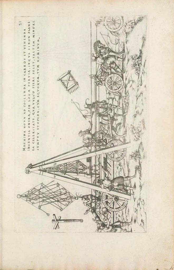An illustration from Theatre des instrumens mathematiques & mechaniques, 1578, leaf 113