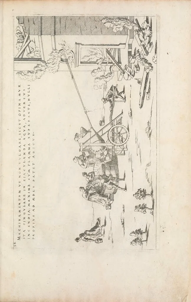 An illustration from Theatre des instrumens mathematiques & mechaniques, 1578, leaf 155