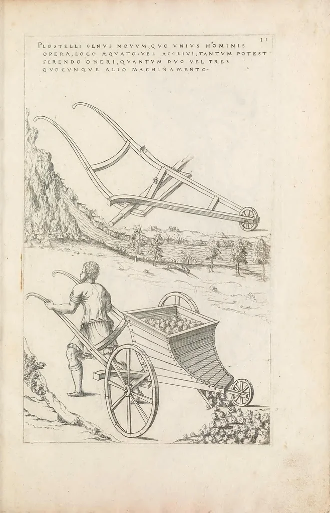 An illustration from Theatre des instrumens mathematiques & mechaniques, 1578, leaf 81