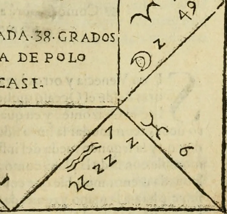 An illustration from Theatro del mundo, y del tiempo : en el qual no solo se descriuen sus partes, y se da regla en el medirlas, mas con ingeniosas y acomodadas demostraciones y figuras, se representan ante los lectores ... : cõ index, 1614, leaf 220