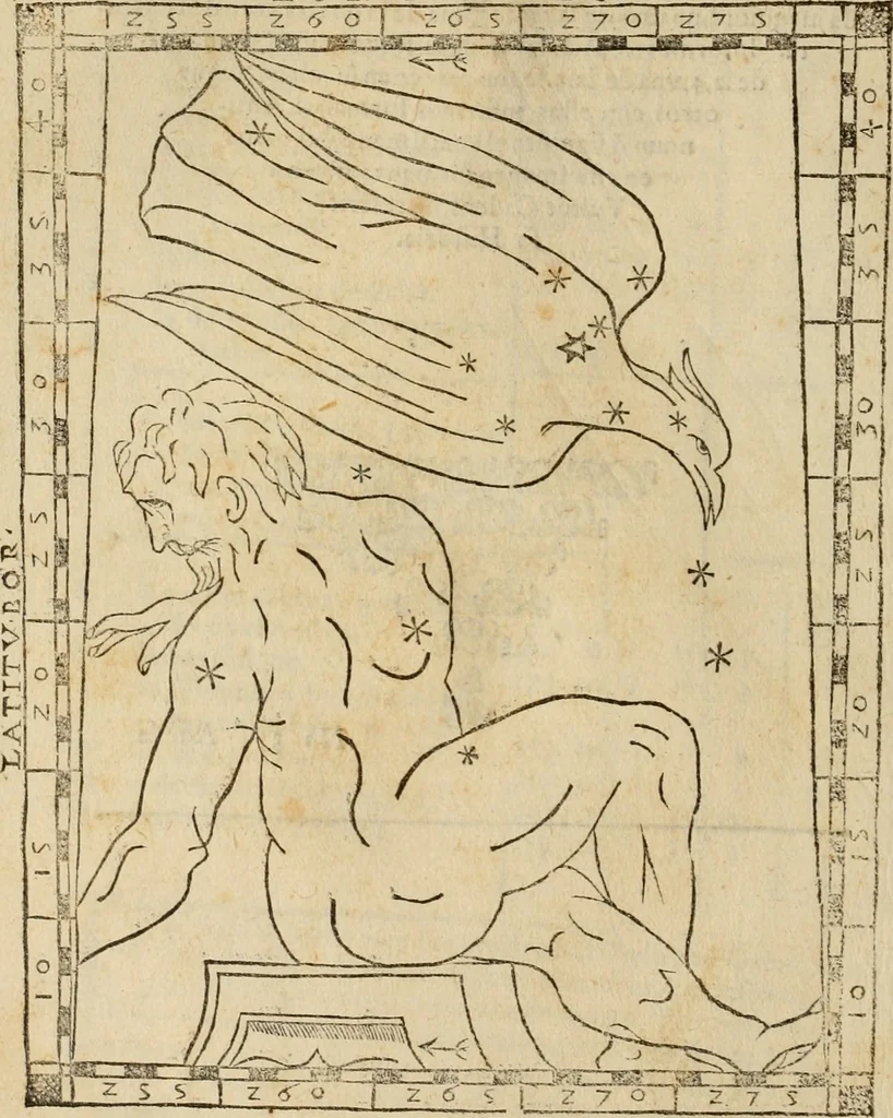 An illustration from Theatro del mundo, y del tiempo : en el qual no solo se descriuen sus partes, y se da regla en el medirlas, mas con ingeniosas y acomodadas demostraciones y figuras, se representan ante los lectores ... : cõ index, 1614, leaf 575